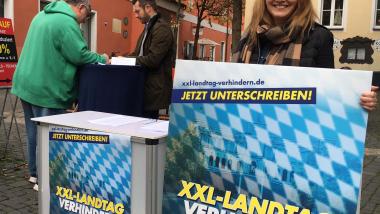 Unterstützen Sie das Volksegehren für ein schlankes &amp; effizientes Parlament
